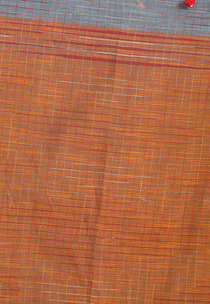 Jamdani Cotton Silk Saree in Grey