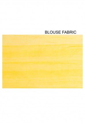 Jamdani Cotton Silk Saree in Yellow