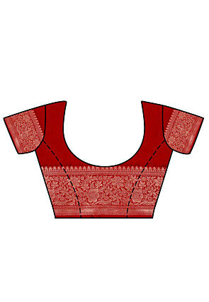 Kanchipuram Saree in Dark Green