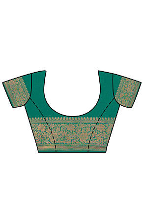 Kanchipuram Saree in Navy Blue