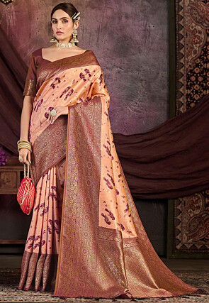 Kanchipuram Art Silk Saree - Blue