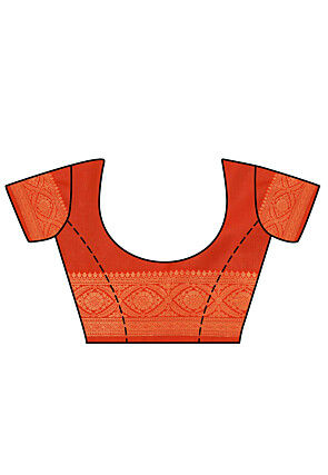 Kanchipuram Saree in Peach