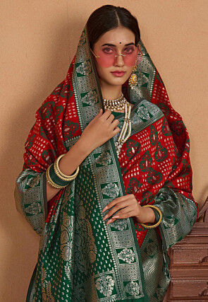 Kanchipuram Saree in Red