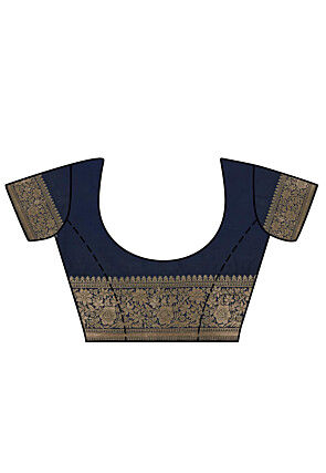 Kanchipuram Saree in Teal Blue