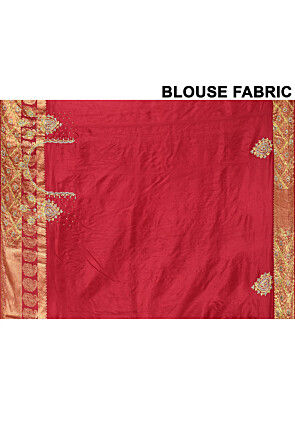 Kanchipuram Pure Silk Saree in Cream and Multicolor