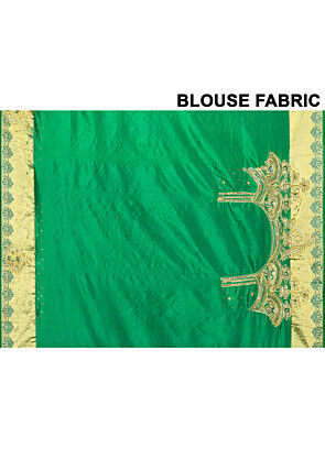 Kanchipuram Silk Saree in Green