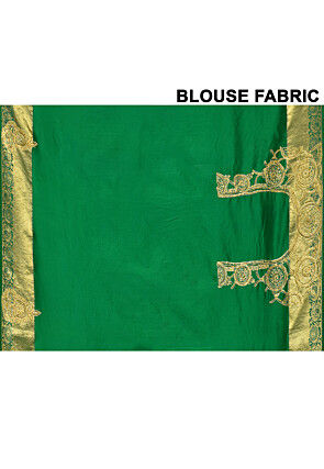 Kanchipuram Silk Saree in Green