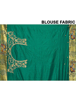 Kanchipuram Silk Saree in Green