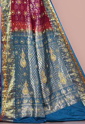 Kanchipuram Silk Saree in Magenta