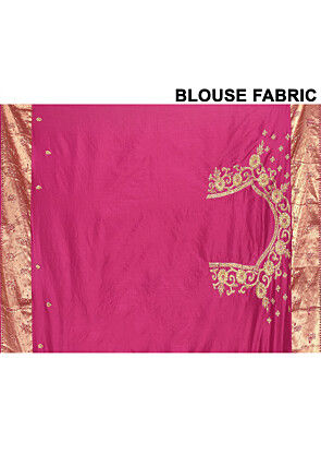 Kanchipuram Silk Saree in Magenta