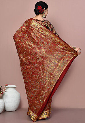 Kanchipuram Silk Saree in Maroon