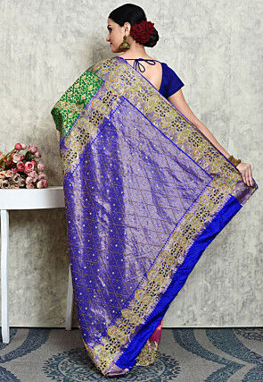 Kanchipuram Pure Silk Saree in Multicolor