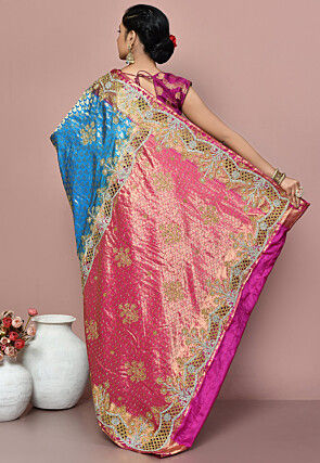 Kanchipuram Pure Silk Saree in Multicolor