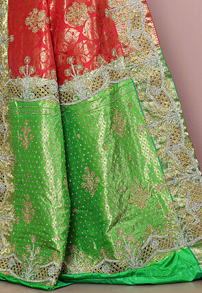Kanchipuram Pure Silk Saree in Multicolor