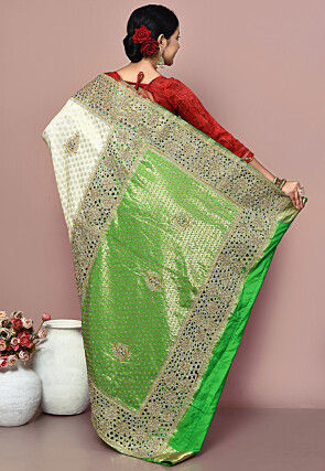 Kanchipuram Pure Silk Saree in Multicolor