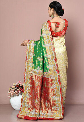 Kanchipuram Pure Silk Saree in Multicolor