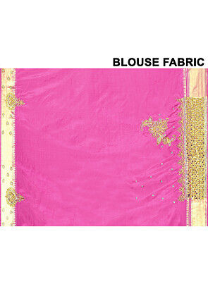 Kanchipuram Silk Saree in Pink