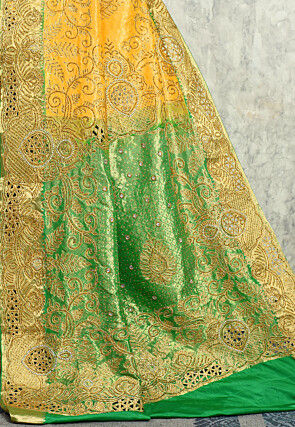 Kanchipuram Pure Silk Saree in Yellow