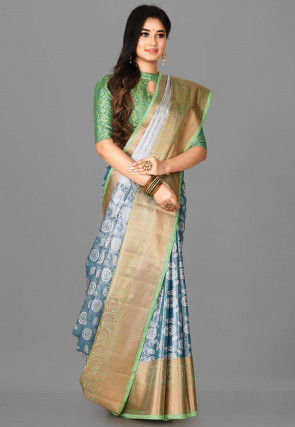 Kanchipuram Saree in Blue