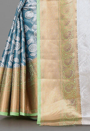 Kanchipuram Saree in Blue