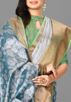 Kanchipuram Saree in Blue