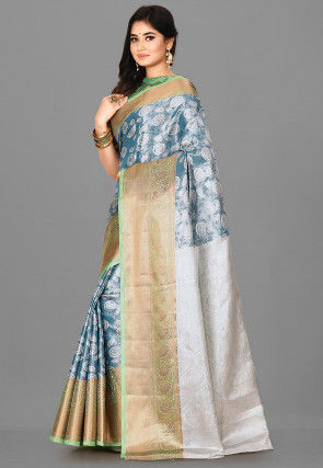 Kanchipuram Saree in Blue