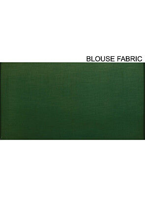 Kanchipuram Saree in Dark Green