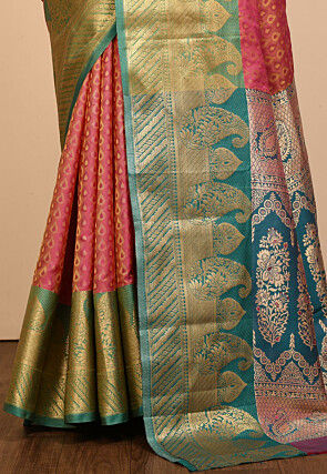 Kanchipuram Saree in Fuchsia