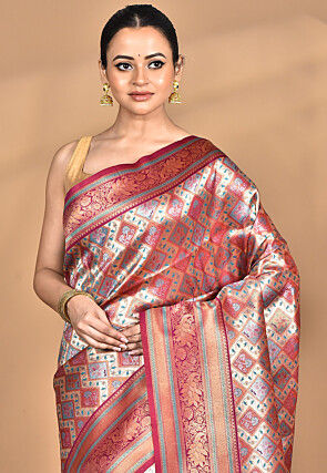 Kanchipuram Saree in Golden