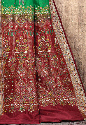 Pure Silk Kanchipuram Saree in Green