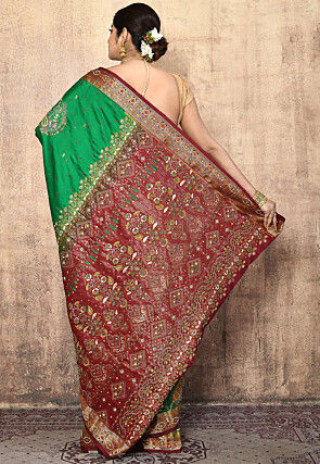 Pure Silk Kanchipuram Saree in Green
