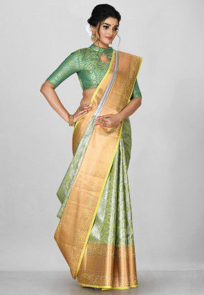 Kanchipuram Saree in Green