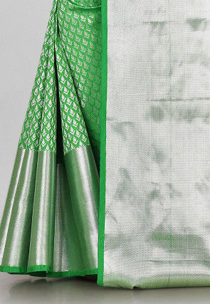 Kanchipuram Saree in Green