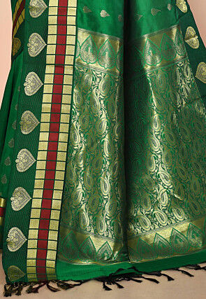 Kanchipuram Saree in Green