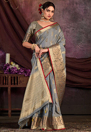 Buy Latest Designer Kanchipuram Silk Sarees Online | Utsav Fashion