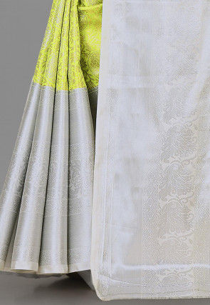 Kanchipuram Saree in Light Green