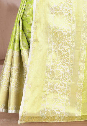 Kanchipuram Saree in Light Green
