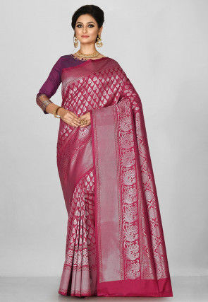 Kanchipuram Saree in Maroon