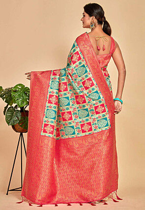 Kanchipuram Saree in Multicolor