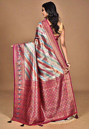 Kanchipuram Saree in Multicolor
