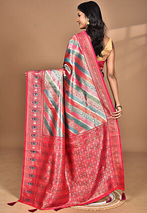 Kanchipuram Saree in Multicolor