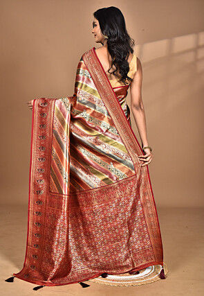 Kanchipuram Saree in Multicolor