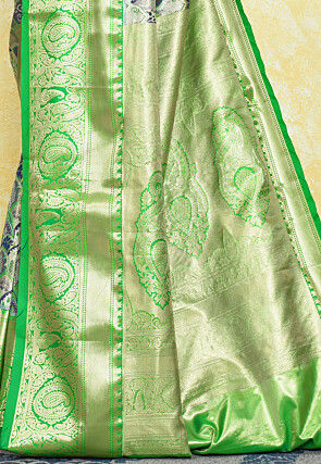 Kanchipuram Saree in Multicolor