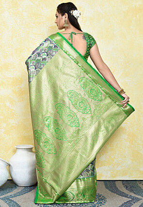 Kanchipuram Saree in Multicolor