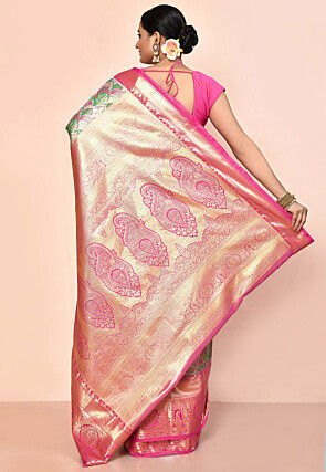 Kanchipuram Saree in Multicolor