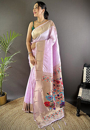 Kanchipuram Saree in Pink