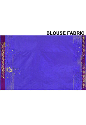 Kanchipuram Silk Saree in Purple