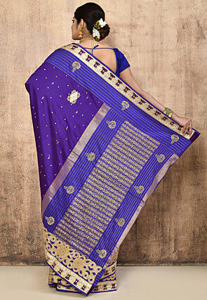 Kanchipuram Silk Saree in Purple