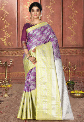 Kanchipuram Saree in Purple