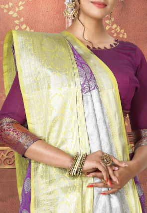Kanchipuram Saree in Purple